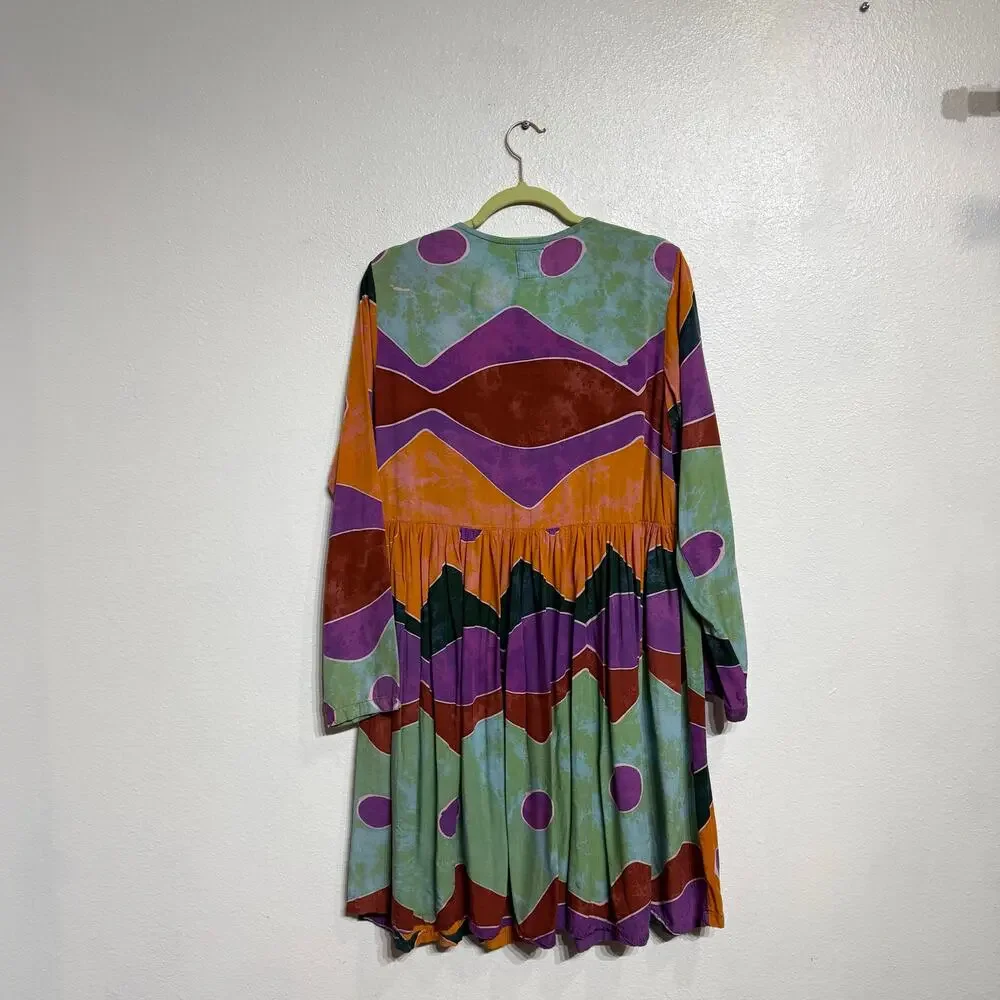 Endeavor Trading Vintage Mini Dress Sz S - Picture 10 of 13